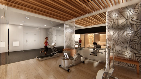 Beltéri wellness fitnesszel