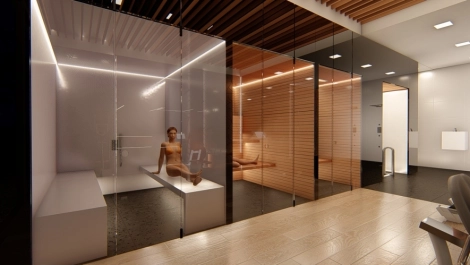 Luxus szauna-wellness